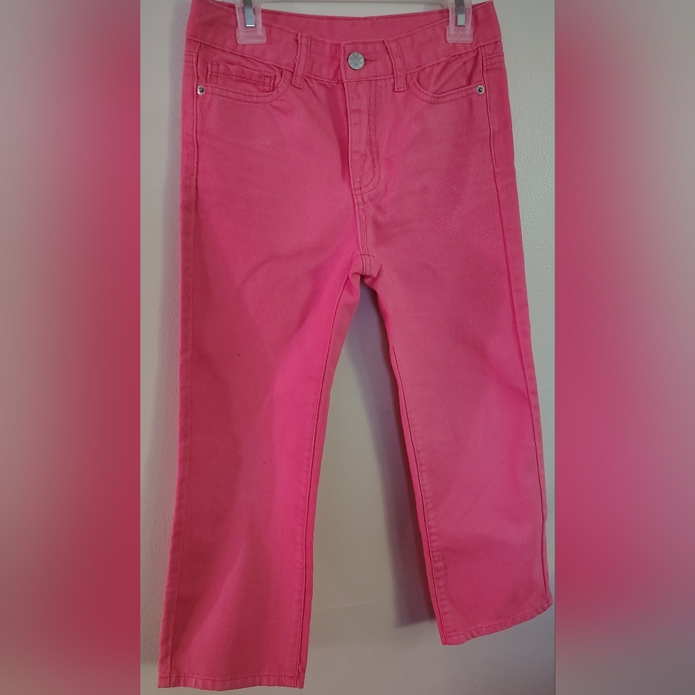 Girls Pink 🩷 Jeans Size 8.
